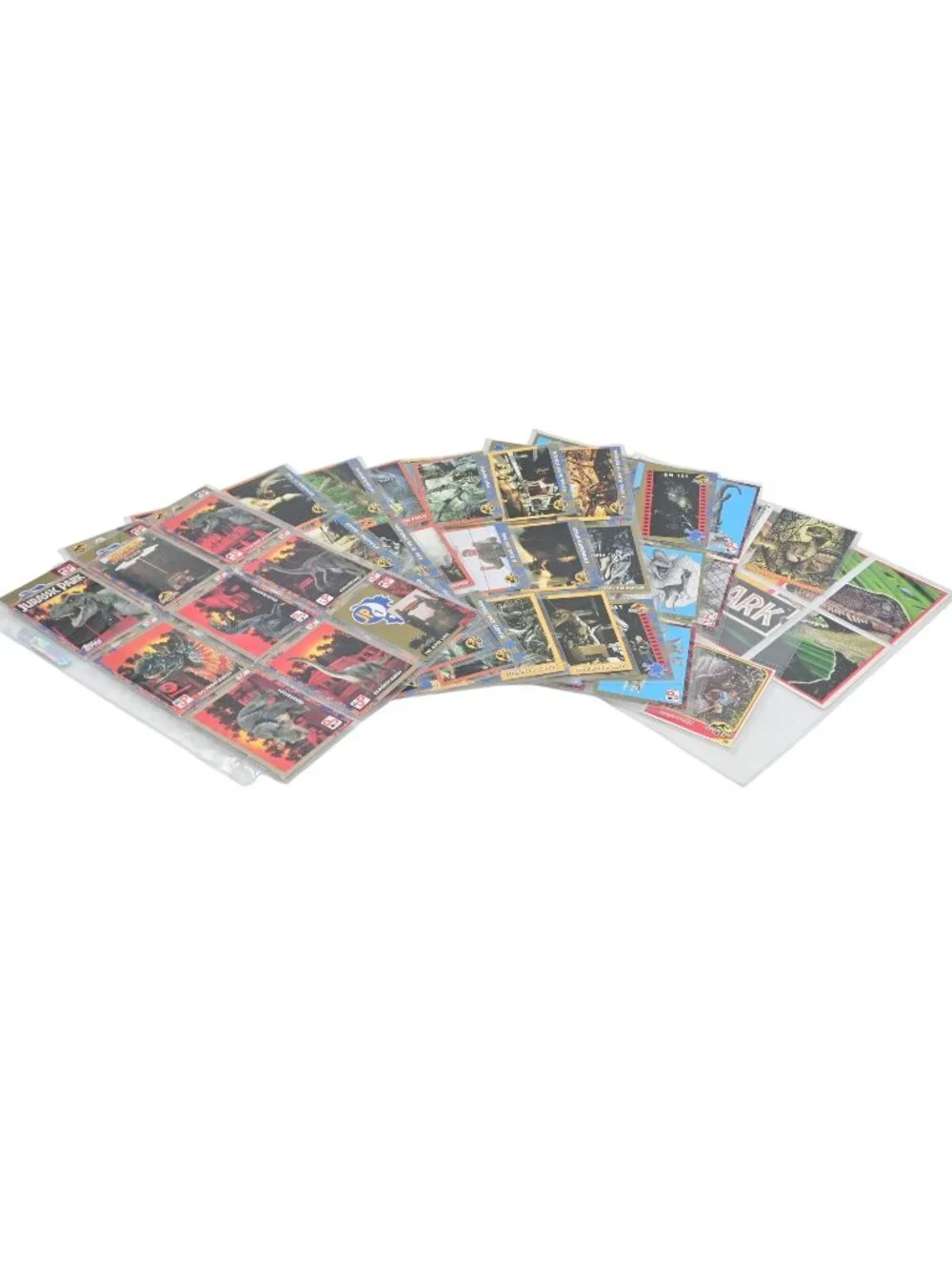 Topps Jurassic Park Trading Card Complete 1-88 Set + 10 Puzzle Card Set Vintage
